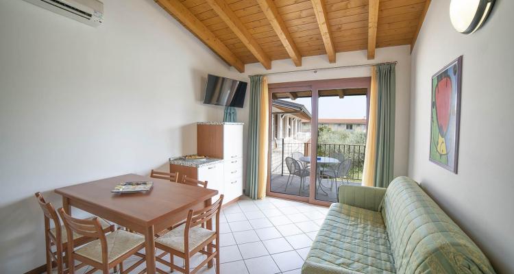 The three-room holiday apartment on Lake Garda at the Residence Molino